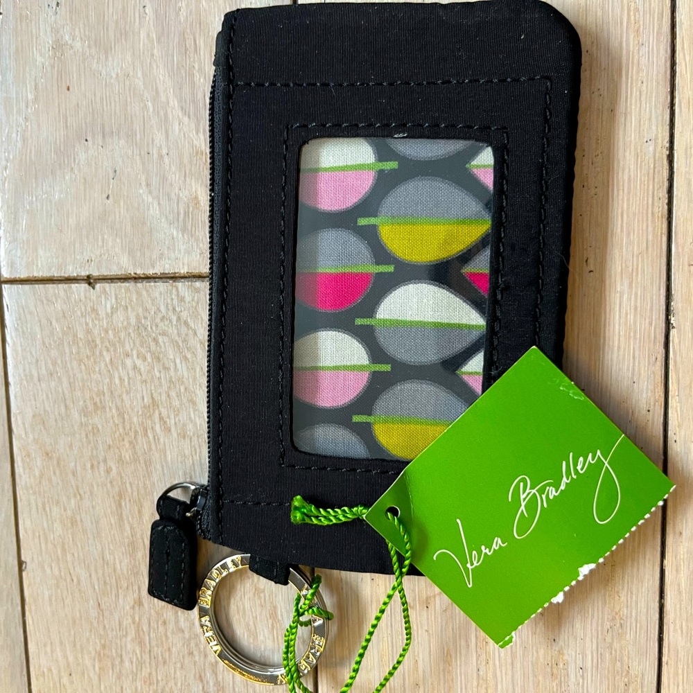 NWT Vera Bradley coin purse/key ring/ ID holder